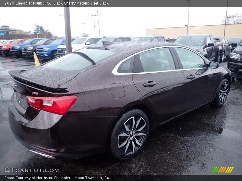 Black Cherry Metallic / Jet Black 2020 Chevrolet Malibu RS
