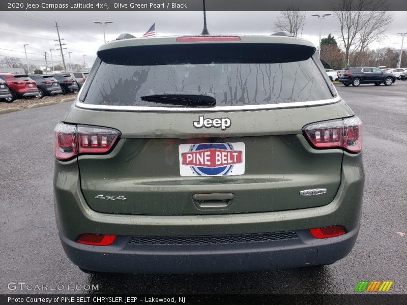 Olive Green Pearl / Black 2020 Jeep Compass Latitude 4x4