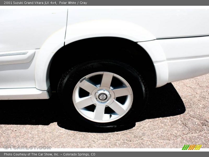 Polar White / Gray 2001 Suzuki Grand Vitara JLX 4x4