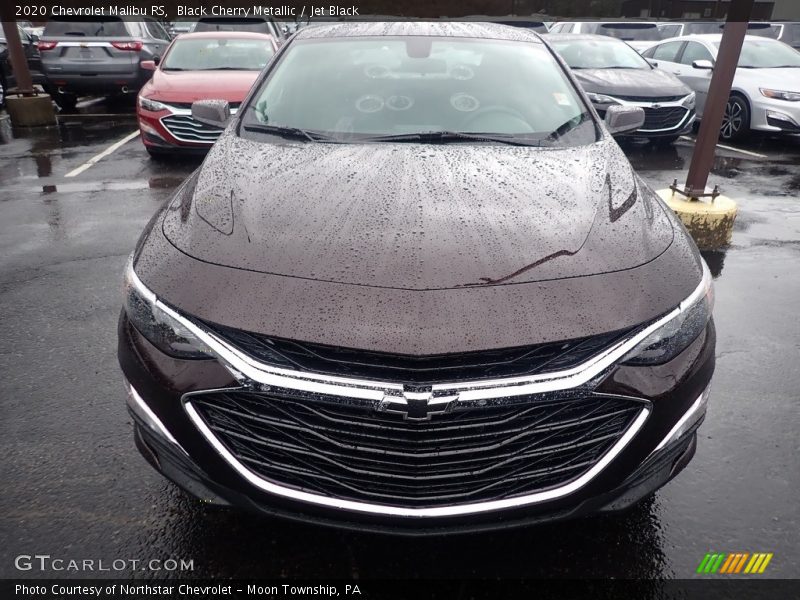 Black Cherry Metallic / Jet Black 2020 Chevrolet Malibu RS