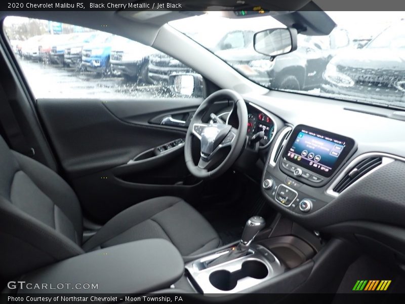 Black Cherry Metallic / Jet Black 2020 Chevrolet Malibu RS