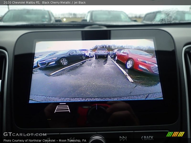 Black Cherry Metallic / Jet Black 2020 Chevrolet Malibu RS