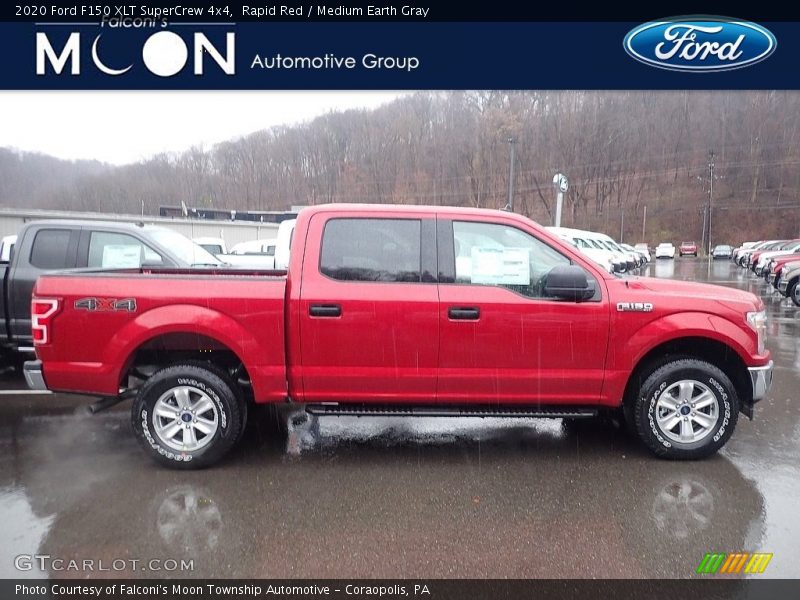 Rapid Red / Medium Earth Gray 2020 Ford F150 XLT SuperCrew 4x4