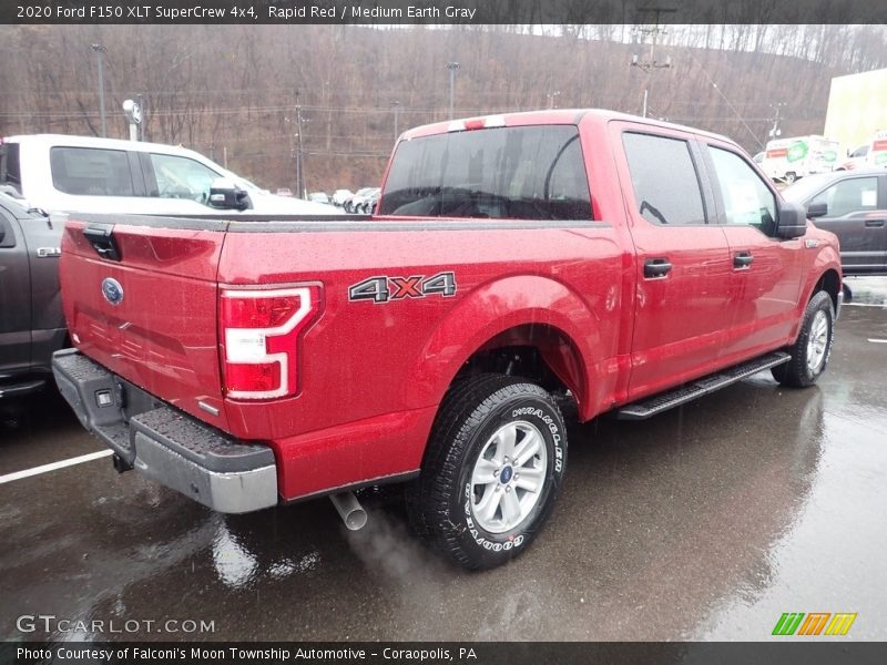 Rapid Red / Medium Earth Gray 2020 Ford F150 XLT SuperCrew 4x4