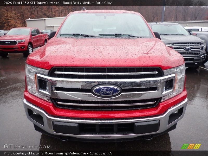 Rapid Red / Medium Earth Gray 2020 Ford F150 XLT SuperCrew 4x4