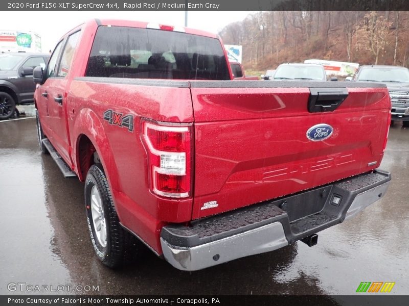 Rapid Red / Medium Earth Gray 2020 Ford F150 XLT SuperCrew 4x4