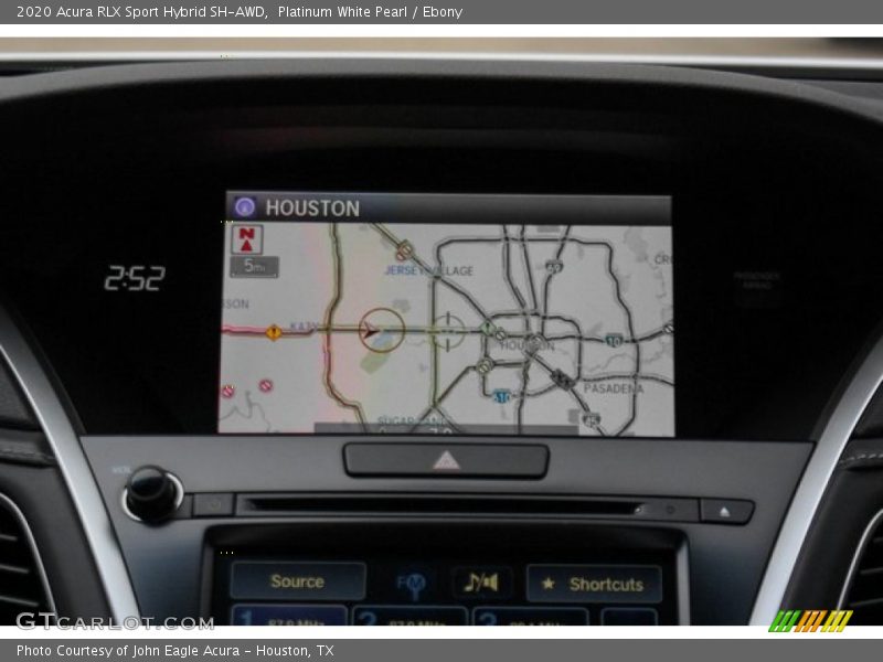 Platinum White Pearl / Ebony 2020 Acura RLX Sport Hybrid SH-AWD