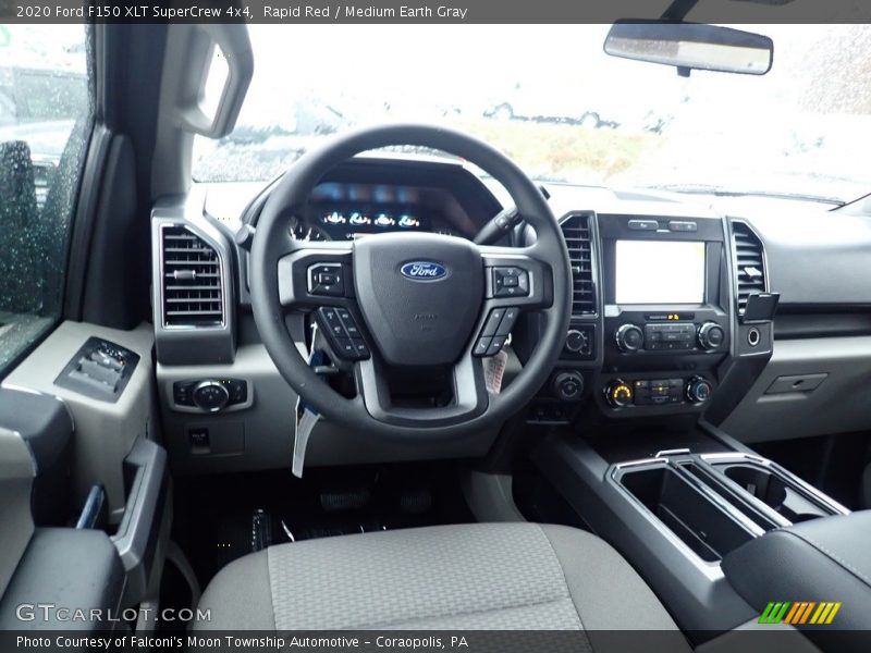 Rapid Red / Medium Earth Gray 2020 Ford F150 XLT SuperCrew 4x4