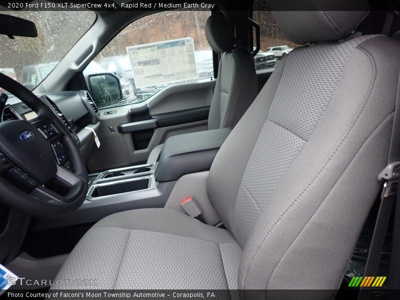 Rapid Red / Medium Earth Gray 2020 Ford F150 XLT SuperCrew 4x4