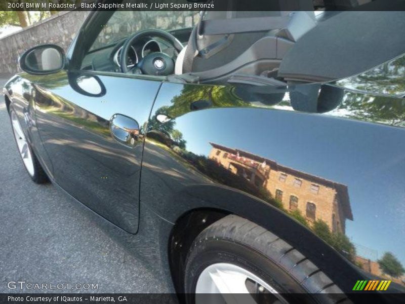 Black Sapphire Metallic / Light Sepang Bronze 2006 BMW M Roadster