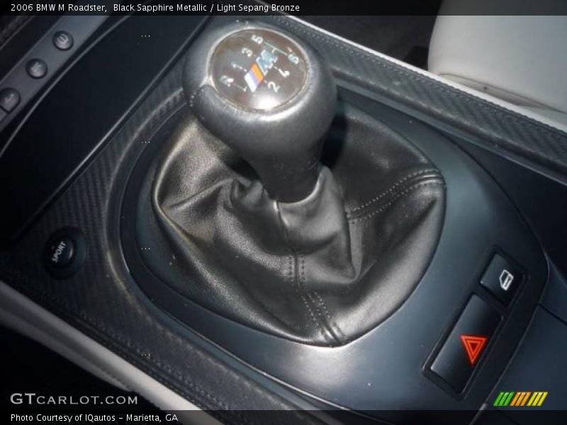 Black Sapphire Metallic / Light Sepang Bronze 2006 BMW M Roadster