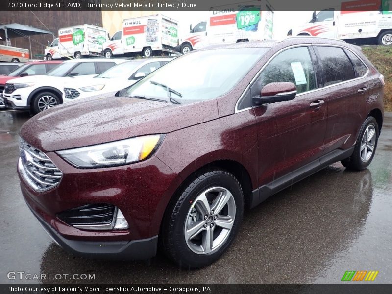  2020 Edge SEL AWD Burgundy Velvet Metallic Tinted