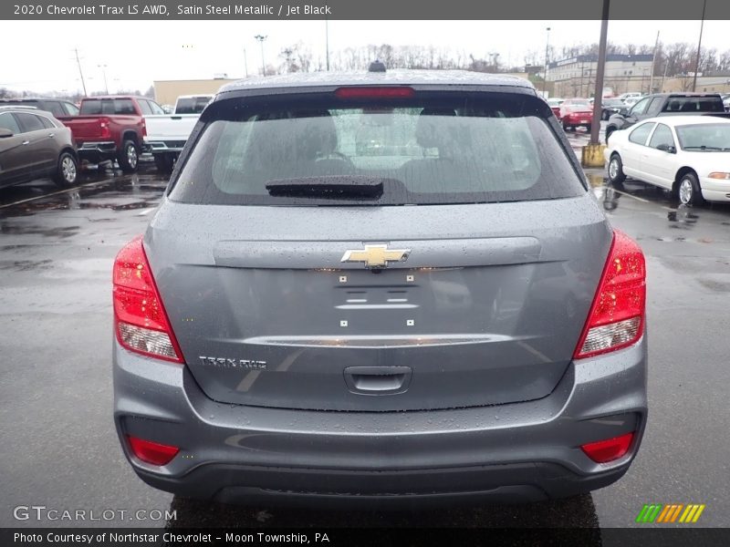 Satin Steel Metallic / Jet Black 2020 Chevrolet Trax LS AWD