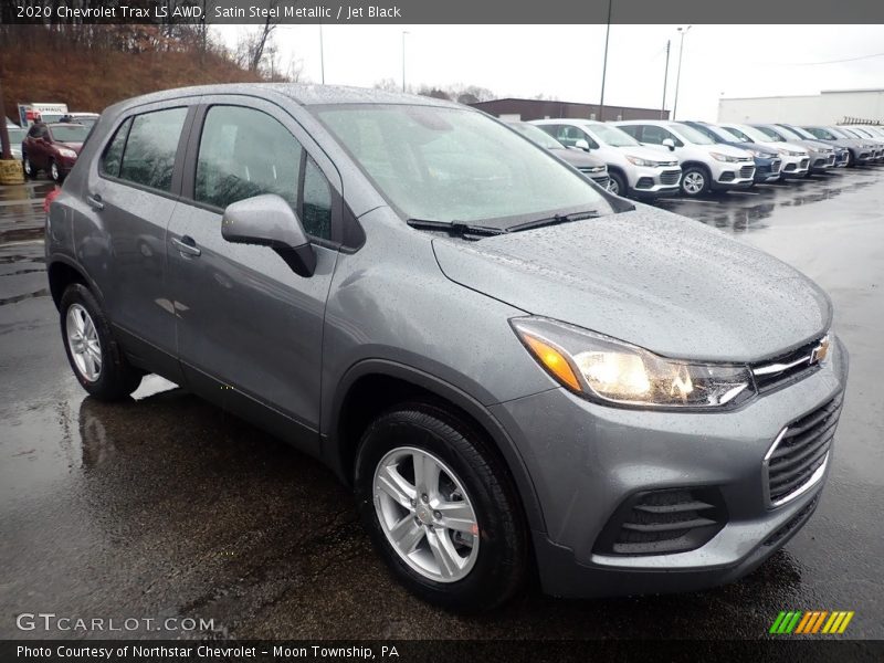 Satin Steel Metallic / Jet Black 2020 Chevrolet Trax LS AWD