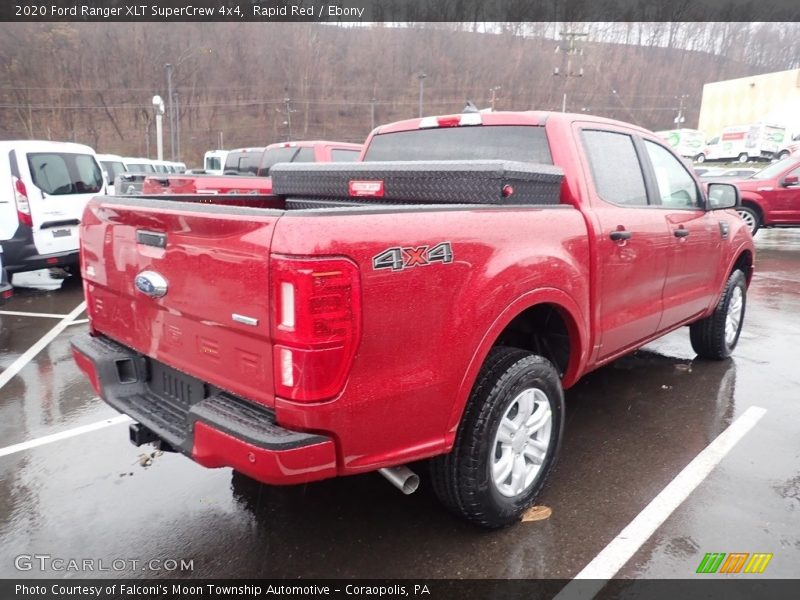 Rapid Red / Ebony 2020 Ford Ranger XLT SuperCrew 4x4