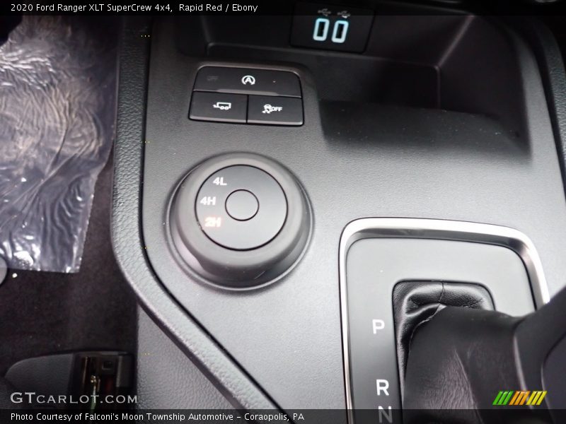 Controls of 2020 Ranger XLT SuperCrew 4x4