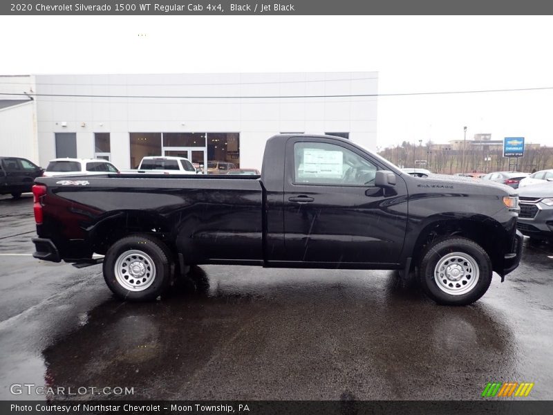 Black / Jet Black 2020 Chevrolet Silverado 1500 WT Regular Cab 4x4