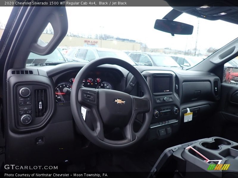 Black / Jet Black 2020 Chevrolet Silverado 1500 WT Regular Cab 4x4