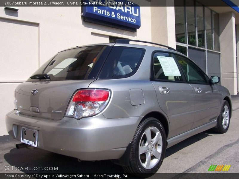Crystal Gray Metallic / Anthracite Black 2007 Subaru Impreza 2.5i Wagon