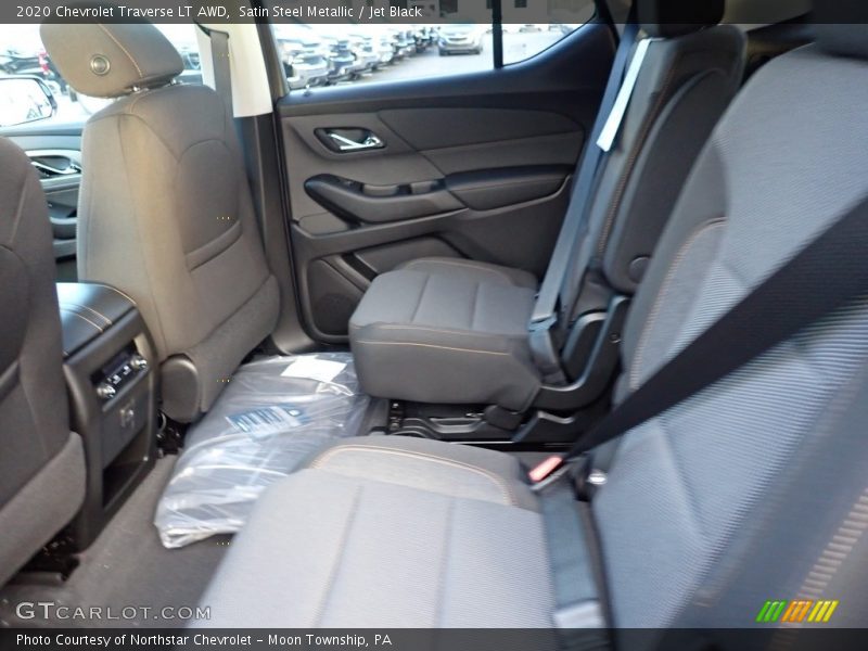 Satin Steel Metallic / Jet Black 2020 Chevrolet Traverse LT AWD