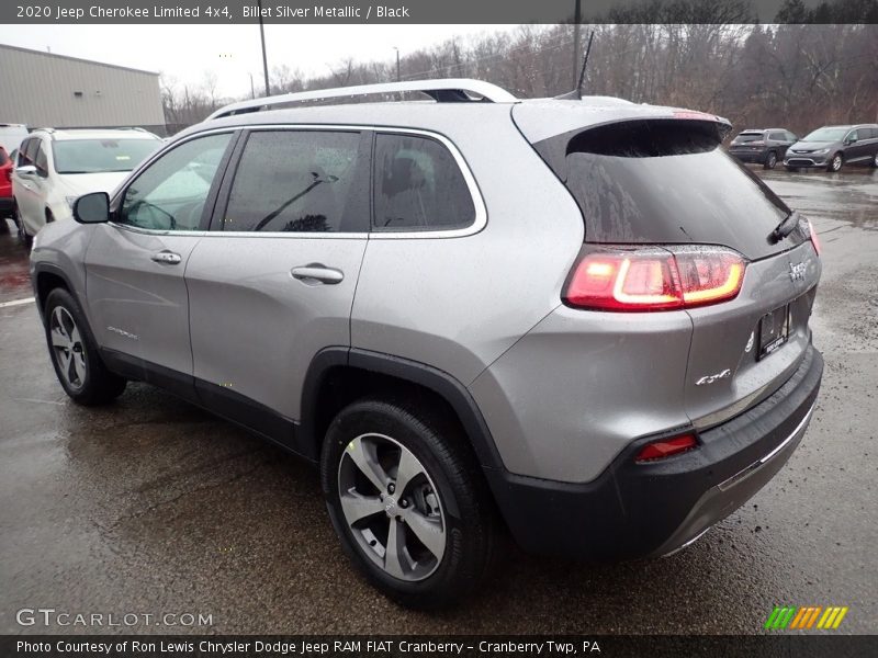 Billet Silver Metallic / Black 2020 Jeep Cherokee Limited 4x4