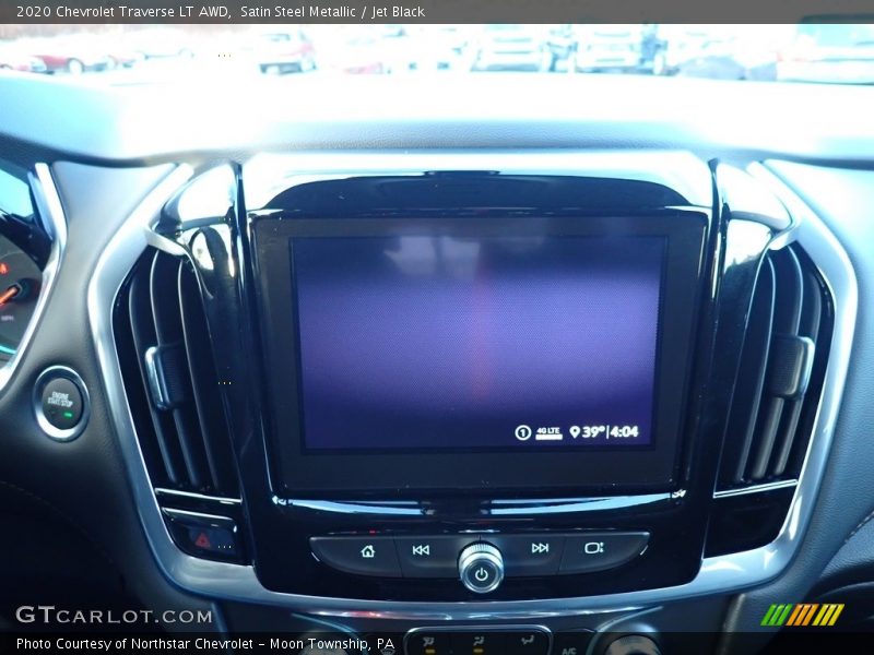 Satin Steel Metallic / Jet Black 2020 Chevrolet Traverse LT AWD