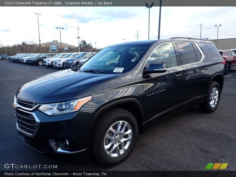 Graphite Metallic / Jet Black 2020 Chevrolet Traverse LT AWD