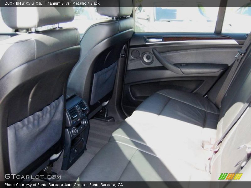 Titanium Silver Metallic / Black 2007 BMW X5 3.0si