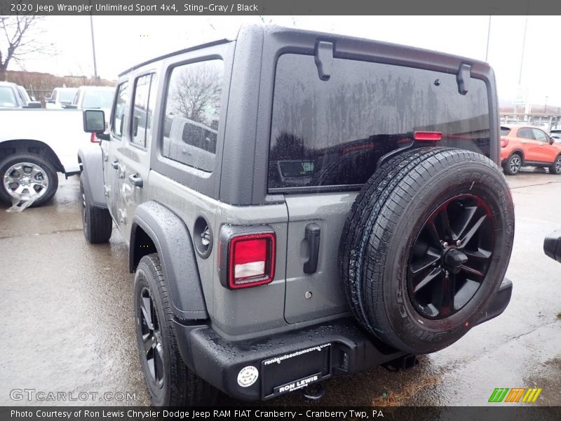 Sting-Gray / Black 2020 Jeep Wrangler Unlimited Sport 4x4