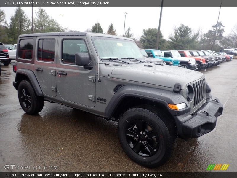 Sting-Gray / Black 2020 Jeep Wrangler Unlimited Sport 4x4