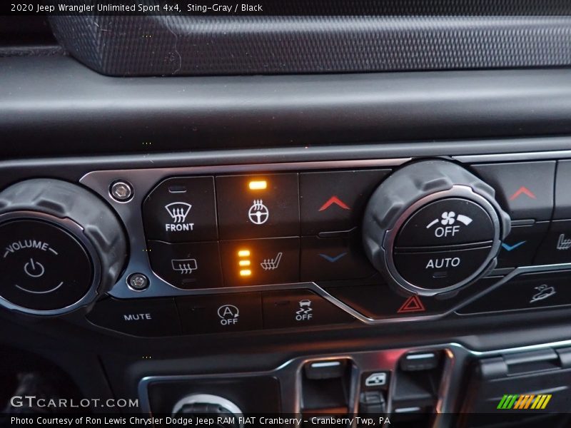 Sting-Gray / Black 2020 Jeep Wrangler Unlimited Sport 4x4