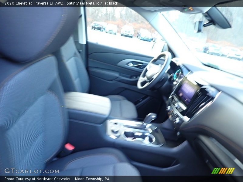 Satin Steel Metallic / Jet Black 2020 Chevrolet Traverse LT AWD