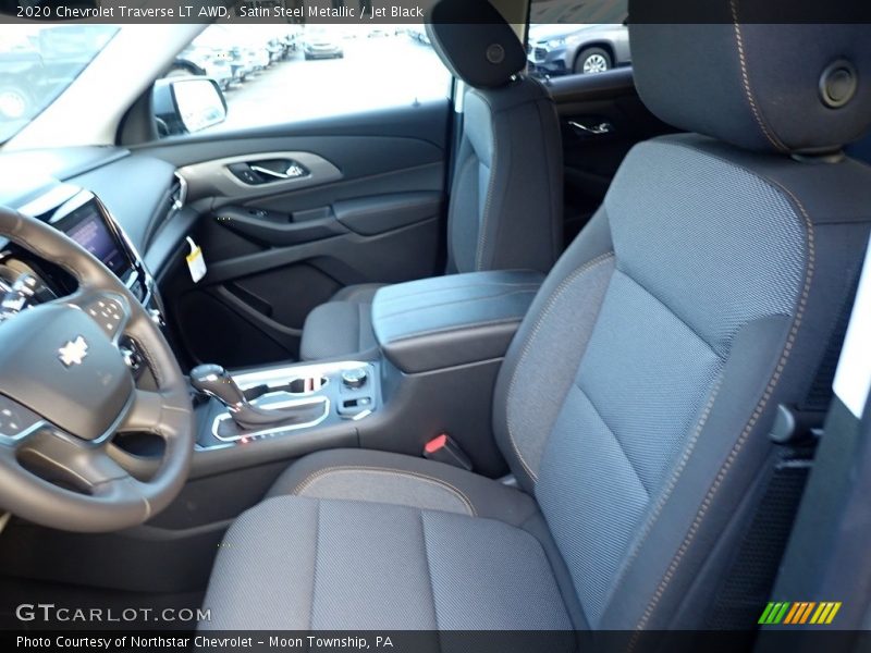 Satin Steel Metallic / Jet Black 2020 Chevrolet Traverse LT AWD