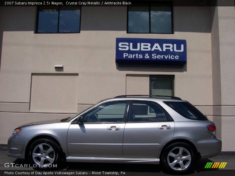 Crystal Gray Metallic / Anthracite Black 2007 Subaru Impreza 2.5i Wagon