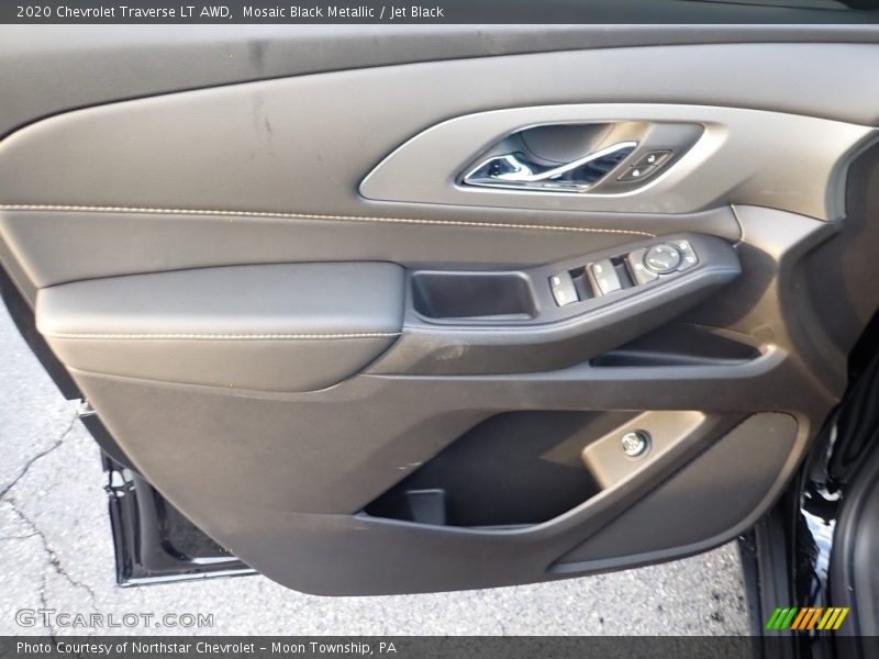 Mosaic Black Metallic / Jet Black 2020 Chevrolet Traverse LT AWD