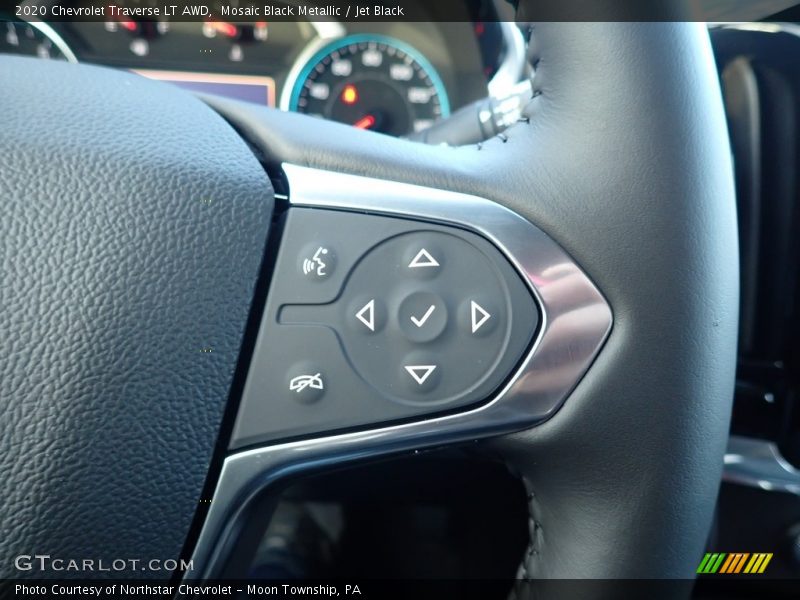 Mosaic Black Metallic / Jet Black 2020 Chevrolet Traverse LT AWD