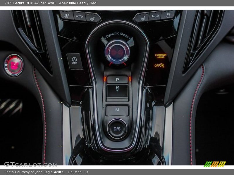 Apex Blue Pearl / Red 2020 Acura RDX A-Spec AWD