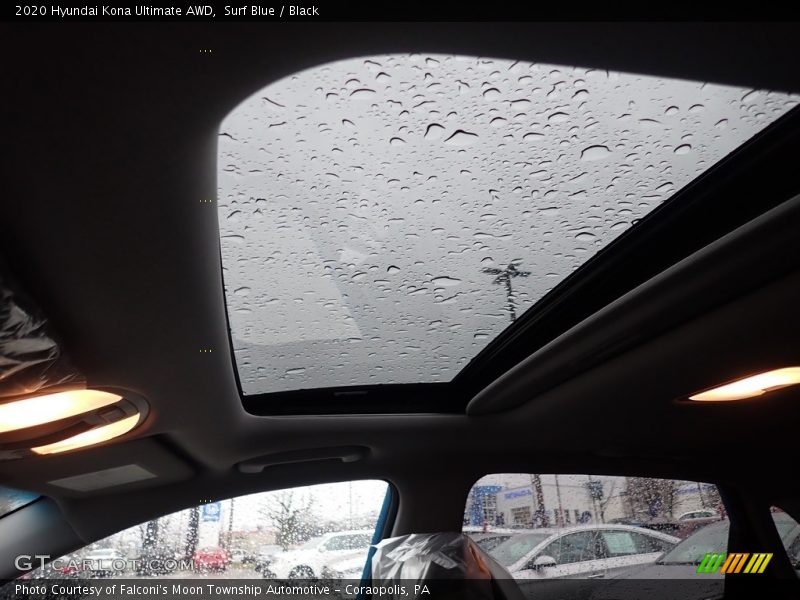 Surf Blue / Black 2020 Hyundai Kona Ultimate AWD
