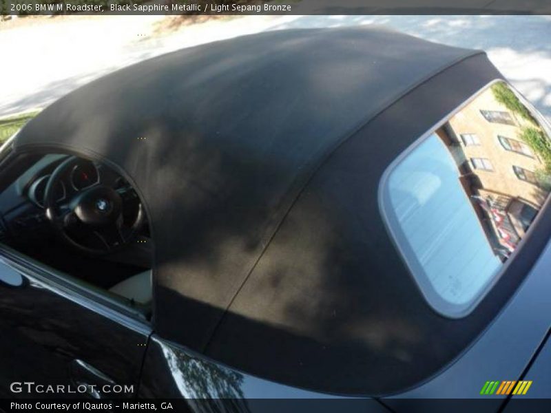 Black Sapphire Metallic / Light Sepang Bronze 2006 BMW M Roadster