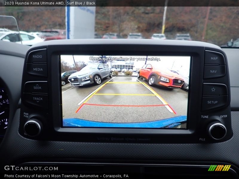 Surf Blue / Black 2020 Hyundai Kona Ultimate AWD
