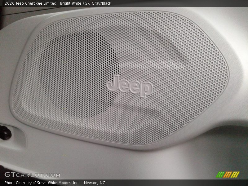 Bright White / Ski Gray/Black 2020 Jeep Cherokee Limited