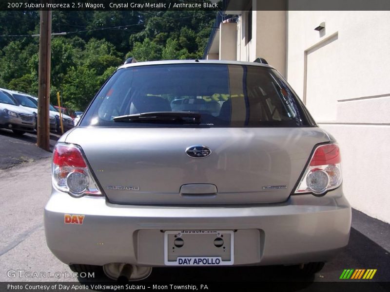 Crystal Gray Metallic / Anthracite Black 2007 Subaru Impreza 2.5i Wagon