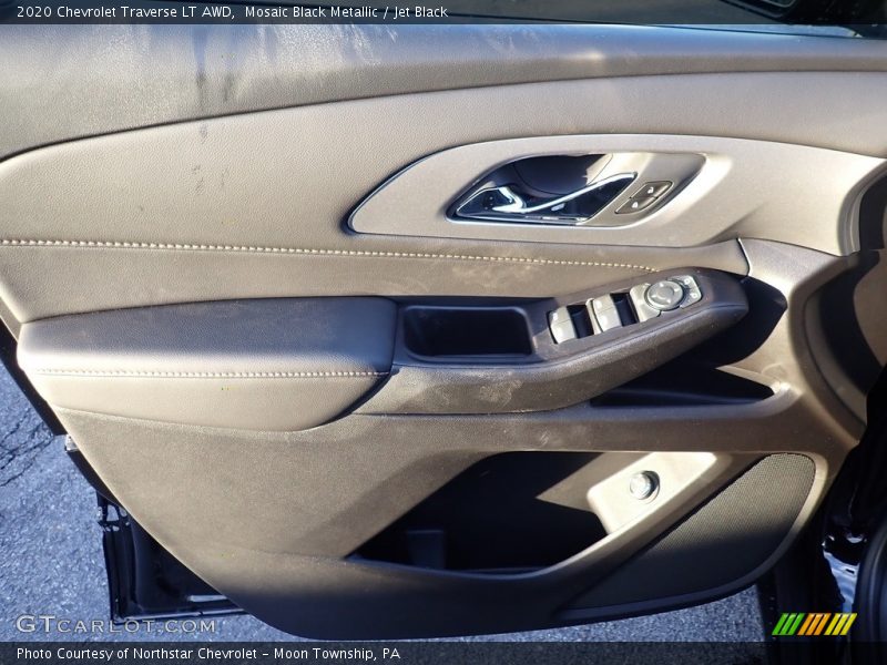 Mosaic Black Metallic / Jet Black 2020 Chevrolet Traverse LT AWD