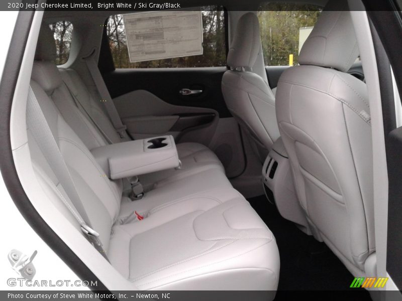 Bright White / Ski Gray/Black 2020 Jeep Cherokee Limited