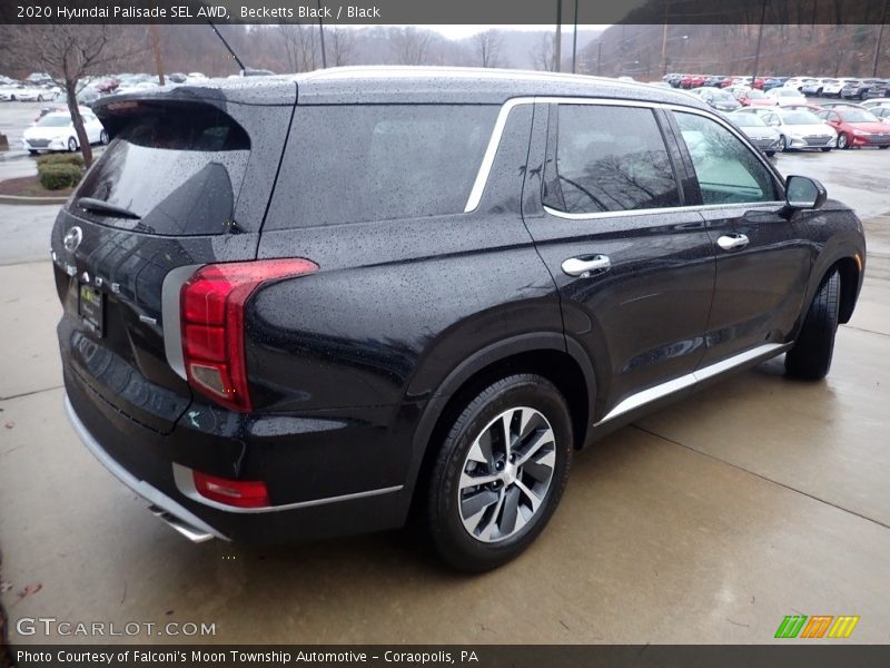 Becketts Black / Black 2020 Hyundai Palisade SEL AWD