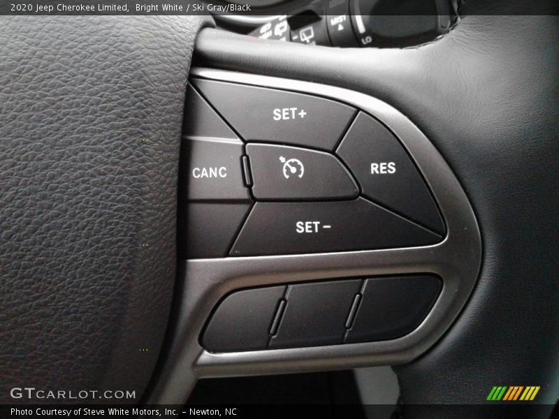 Bright White / Ski Gray/Black 2020 Jeep Cherokee Limited