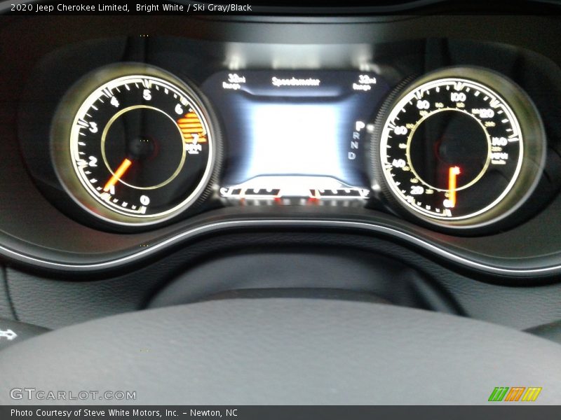 Bright White / Ski Gray/Black 2020 Jeep Cherokee Limited