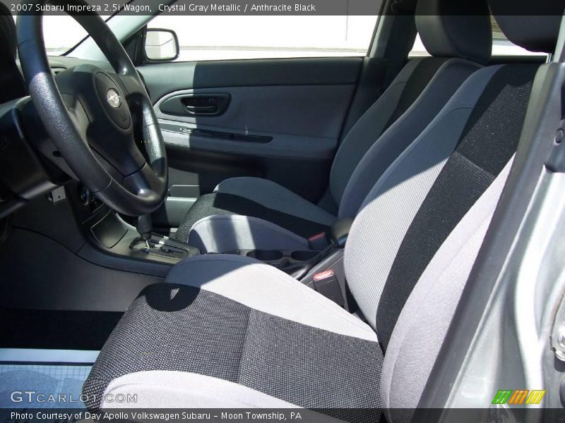 Crystal Gray Metallic / Anthracite Black 2007 Subaru Impreza 2.5i Wagon