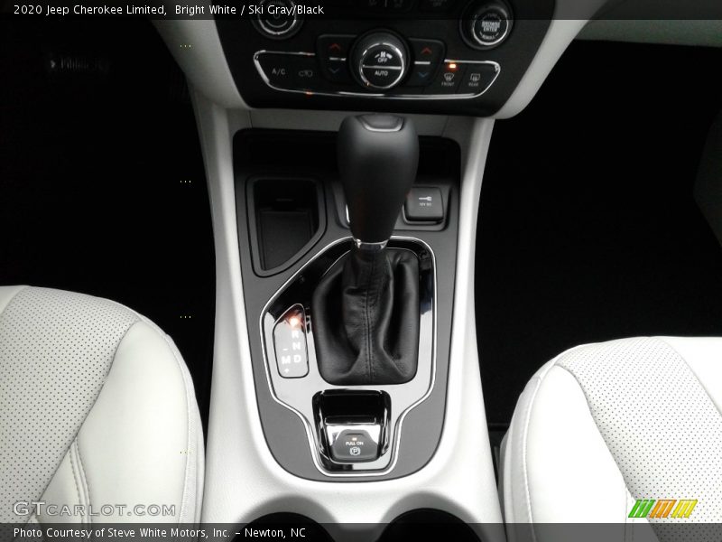 Bright White / Ski Gray/Black 2020 Jeep Cherokee Limited