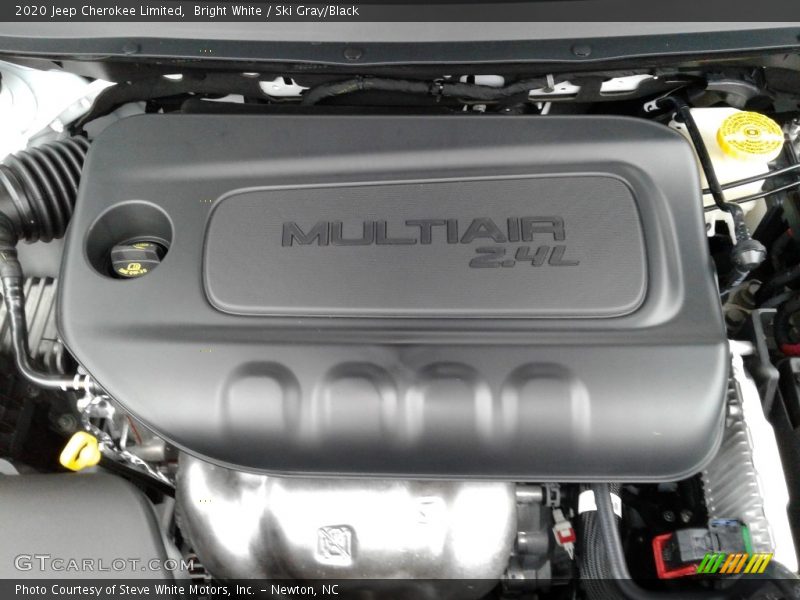 Bright White / Ski Gray/Black 2020 Jeep Cherokee Limited